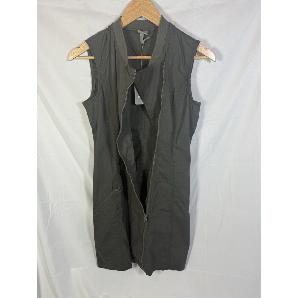 Bench Sleeveless Zip Front Lightweight Mini Dress Dark Grey Size Small - Picture 6 of 8